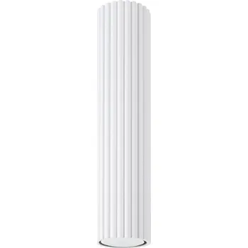 Stropní Svítidlo KARBON 30 bílá minimalistická lampa svítí směrem dolů pro osvětlení