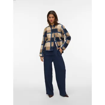 Dámská móda Bunda Vero Moda Beige/ Dunkelblau 6195936 XS