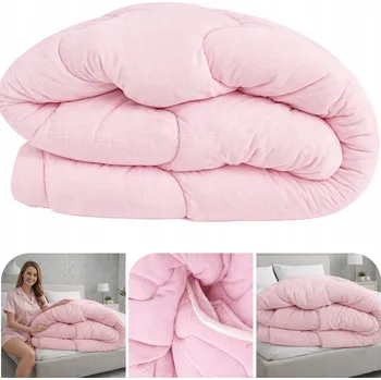 přikrývka Přikrývka Fleece 140x200 cm Antialergická Fleecová Celoroční Růžová 400g