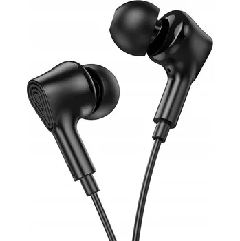 Sluchátka Hoco M102 Drátová sluchátka 3,5mm Jack černá
