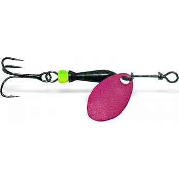 Umělá nástraha Rotační Třpytka Jigovky Classic 1 Fluo Pink - Black/Chartreuse Body