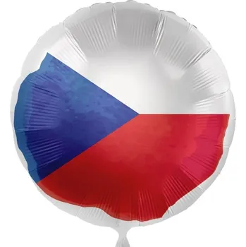 Balónek Foliový balonek Vlajka České republiky - 43cm