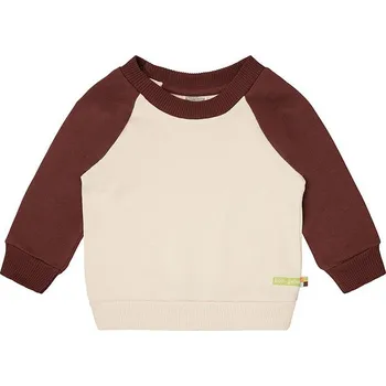 Dívčí mikina loud + proud Braun/ Creme 1202429 86