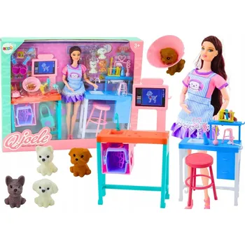 Panenka Sada Panenka Veterinář Kabinet péče o nábytek Příslušenství Zvířátka