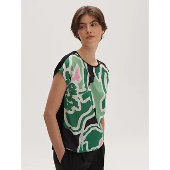 Dámské tričko Tričko OPUS Grün/ Schwarz 328936 38