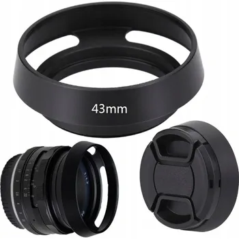 SLUNEČNÍ CLONA 43MM KOVOVÁ NA OBJEKTIV