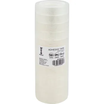 Lepicí páska Páska na papír, balicí páska 12mm x 20m, balení 12 ks MEMO - silná