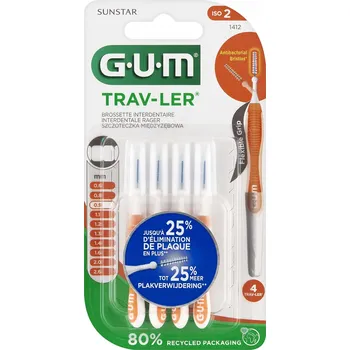 Zubní kartáček Sunstar GUM Trav-Ler mezizubní kartáčky 0,9