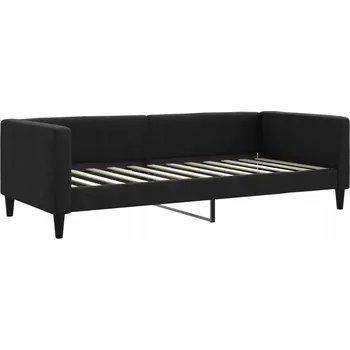 Ložnice Válenda černá 90 x 200 cm textil Černý 353985