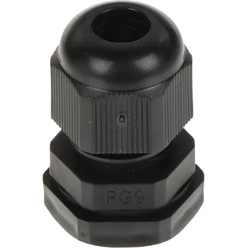 VÝVODKA PRŮCHODKA KABELOVÁ PRŮCHODKA PG 9 ČERNÁ IP68 B.12.00009 ( 10 Ks )