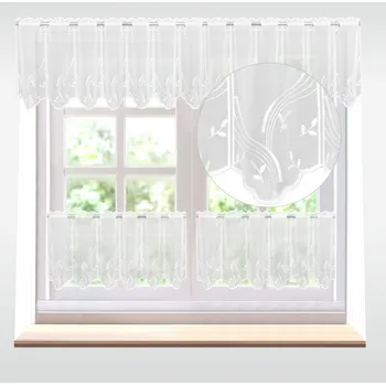 Záclona Záclona voál, Tina, vitrážka metráž, bílá
