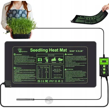 Topná rohož VYHŘÍVACÍ PODLOŽKA DO SKLENÍKU, PRO ROSTLINY, VYHŘÍVACÍ PODLOŽKA