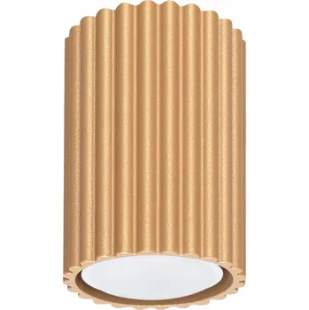 Stropní Svítidlo KARBON 10 zlatý minimalistický - stropní svítidlo, svítí dolů