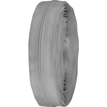 Zip Zip spirálový No 3 metráž pro jezdce typu ASIC, malé, 319 šedá ocelová