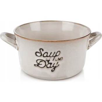 KERAMICKÁ VÝVAROVÁ MISKA ŠEDÁ NA POLÉVKU PLATKOW SALÁTOVÁ MÍSA 600 ML