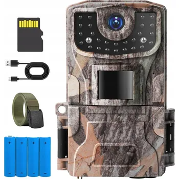 Bezpečnostní kamera Lovecká kamera 2K 36 MP s pohybovým senzorem a nočním viděním s 32G kartou