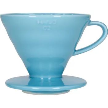 Příprava kávy HARIO Drip V60-02 - keramický kávový dripper s měřítkem