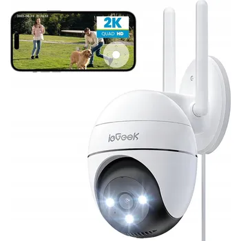 IP kamera Venkovní otočná 5G WiFi IP kamera 3MPx 2K AUDIO, detekce osob, PTZ