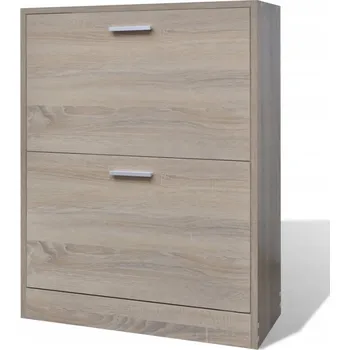 Botník VidaXL Botník 24 x 81 x 63,5 cm Přírodní dub