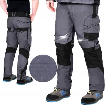 Pracovní obuv Pánské pracovní kalhoty ochranné bojovky RIP STOP OXFORD Silné Pohodlné vel. 54