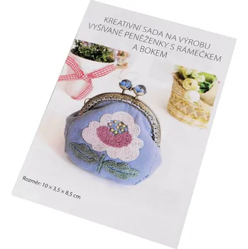 kreativní sada Kreativní sada na výrobu peněženky, střední, 4 modrá jeans