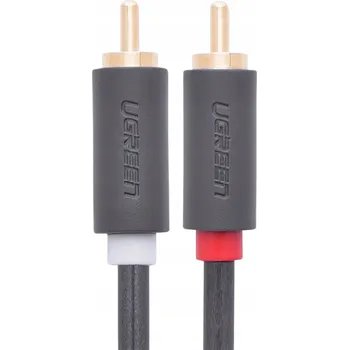 Audio kabel UGREEN Audio kabel Stereo 2x RCA samec na 2x RCA samice Cinch 3m