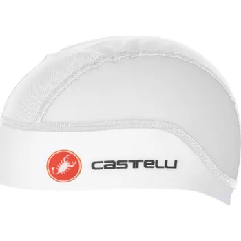 Cyklistická bunda CASTELLI Cyklistická čepice - SUMMER - bílá
