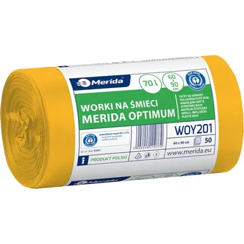 Pytle na odpadky Plastové pytle na odpadky Merida 70 l 50 ks