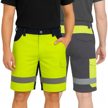 Pracovní obuv Pracovní kalhoty Specto žluté reflexní krátké se stahovací gumou vel. 54