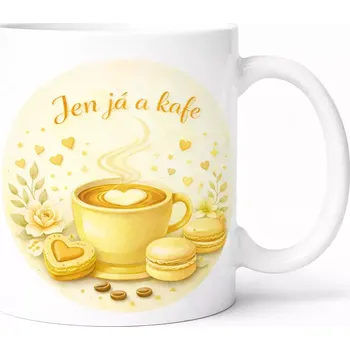 Hrnek 330 ml jen já žlutý žlutý CZ