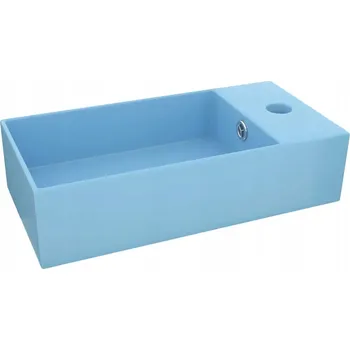 Nástěnná umyvadlo obdélníkové Zakito Home modré