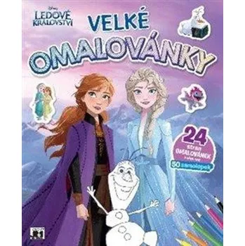 omalovánky Ledové království - Velké omalovánky