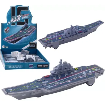 autíčko Vojenská letadlová loď se světly a zvuky 24 cm