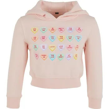 Chlapecká bunda Kids Sweet Heart Candy Cropped Hoody - pink 122/128