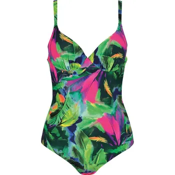 Dámské oblečení Plavky Naturana Pink/ Grün 8961503 42D-Cup