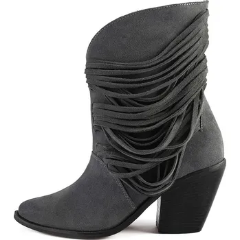 Dámské kozačky Kozačky loft37 Grau 2517264 38