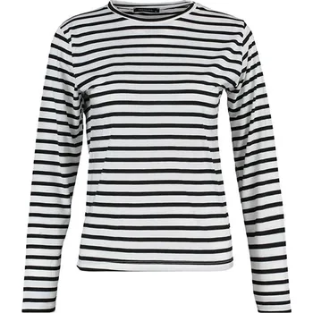 Dámské tričko trendyol Weiß/ Schwarz 3672070 XL