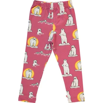 Dívčí legíny Småfolk Pink 4351658 110