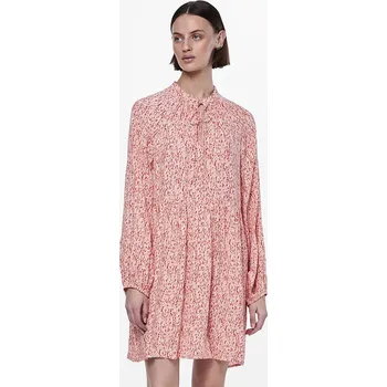 Dámská móda Šaty Pieces Beige/ Rot 7461314 XL