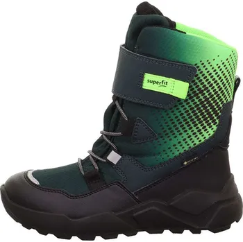 Dívčí kozačky Boty superfit Schwarz/ Grün 7083883 37