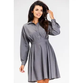 Dámské šaty Šaty Awama Grau 7897352 S