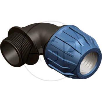 Vodovodní potrubí Koleno, vnější trubka Ø 25 mm, 90°, přípoj 1"