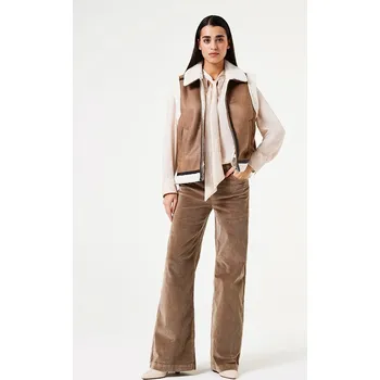 Dámská vesta Vesta Garcia Hellbraun/ Weiß 359430 S