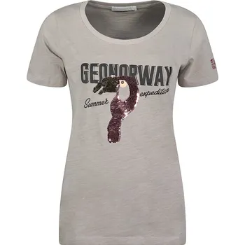Dámské tričko Tričko Geographical Norway Grau 854021 XL