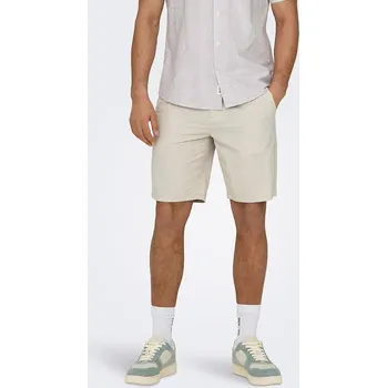 Pánské kraťasy Kraťasy ONLY & SONS Creme 7935167 XXL