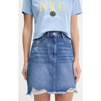 Dámská sukně Džínová sukně Tommy Jeans DW0DW20135 modrá 55X, vel. 25