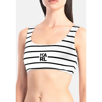 Dámské plavky Plavky Karl Lagerfeld Weiß/ Schwarz 5021780 S