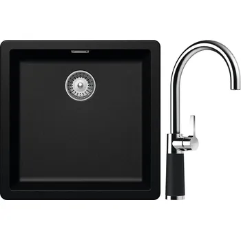 Kuchyňský dřez Set Schock S11-6 (dřez Greenwich N-100 Magma + baterie SC-520 Magma)