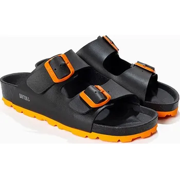 Chlapecké pantofle BAYTON Schwarz/ Orange 7484162 32