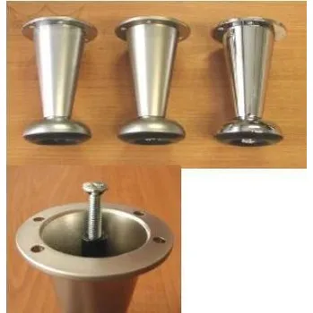 Nábytkové kování 64661 - Nožka KÓNICKÁ-regulovatelná CHROM (64661 - Nožka KÓNICKÁ-regulovatelná CHROM v povrchu chrom. Jednoduchý a funkční doplněk do interiéru.)